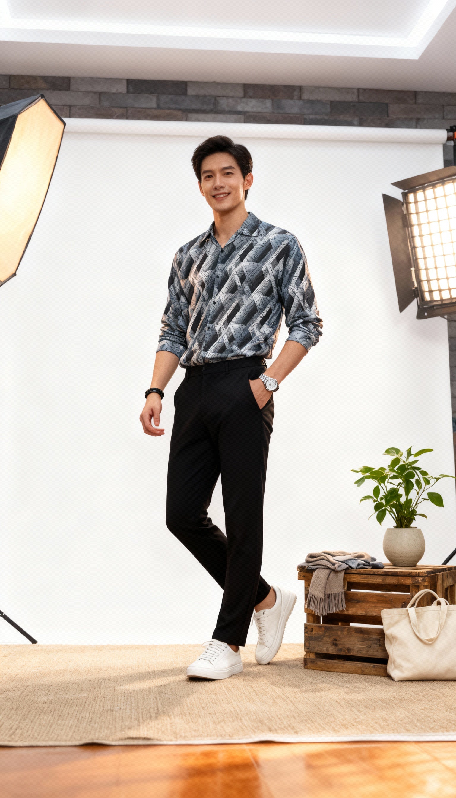 Fancy Printed Men's Shirt