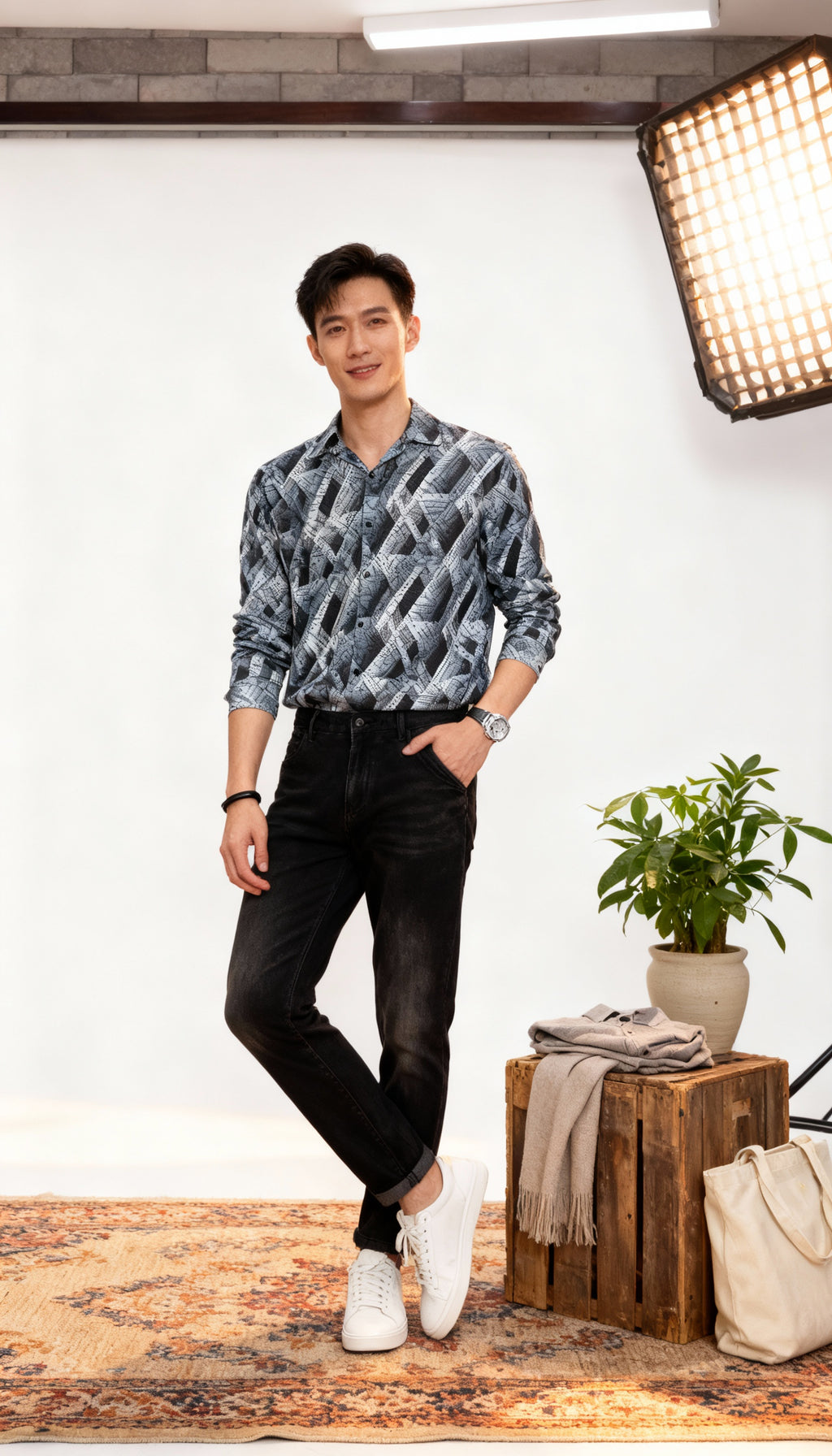 Fancy Printed Men's Shirt