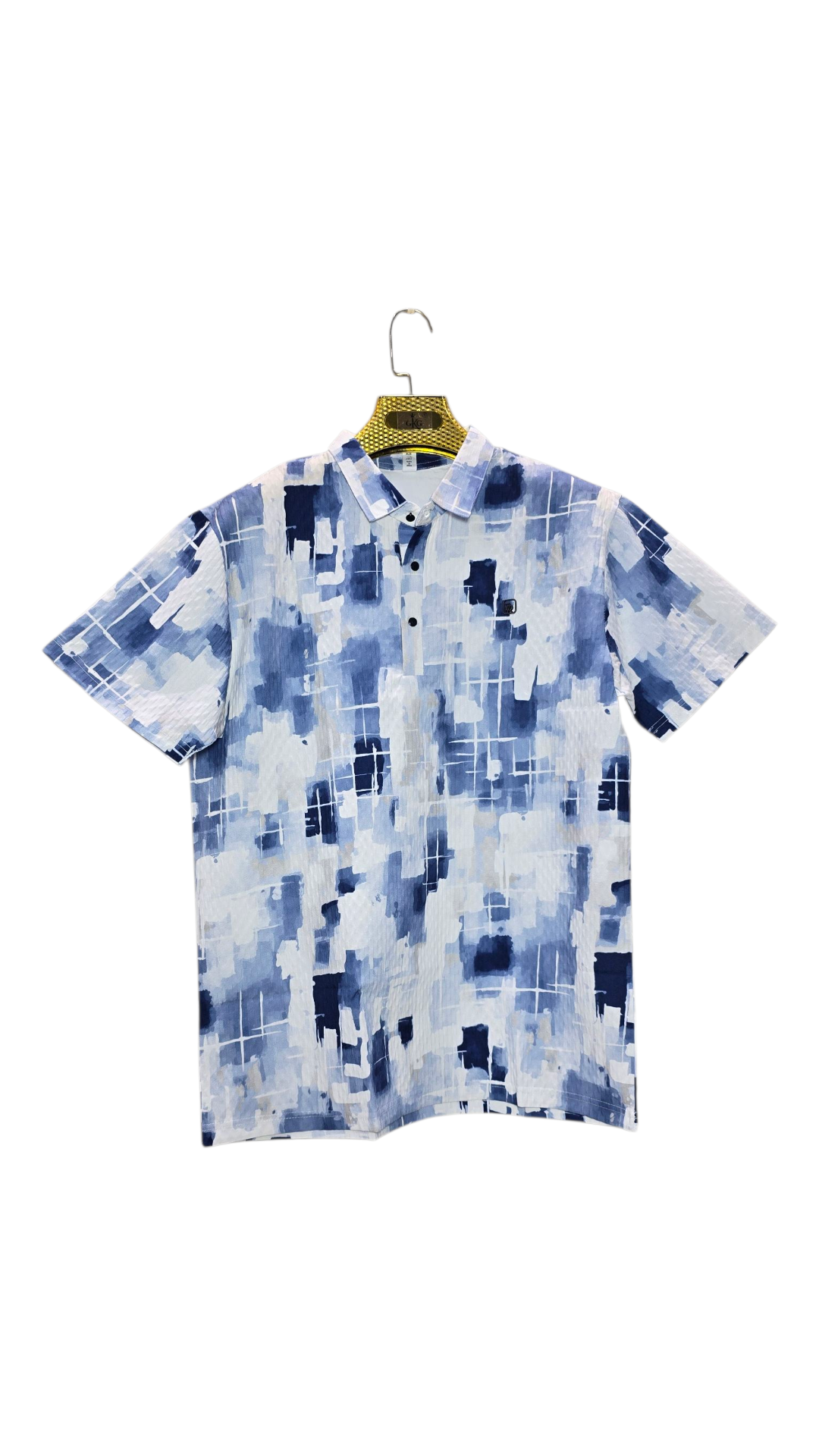 Fancy Printed Design Polo Men's T-Shirt