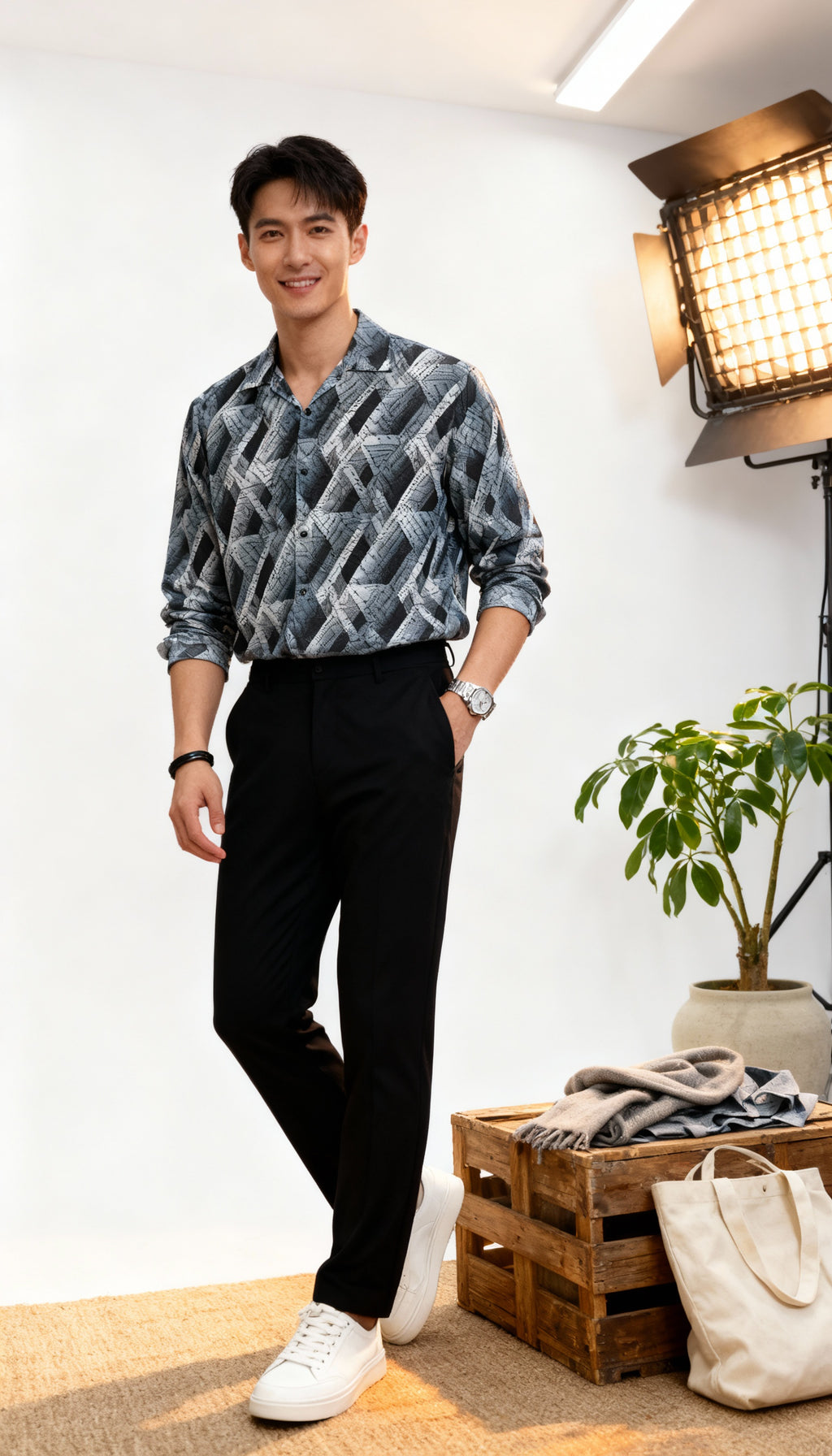Fancy Printed Men's Shirt