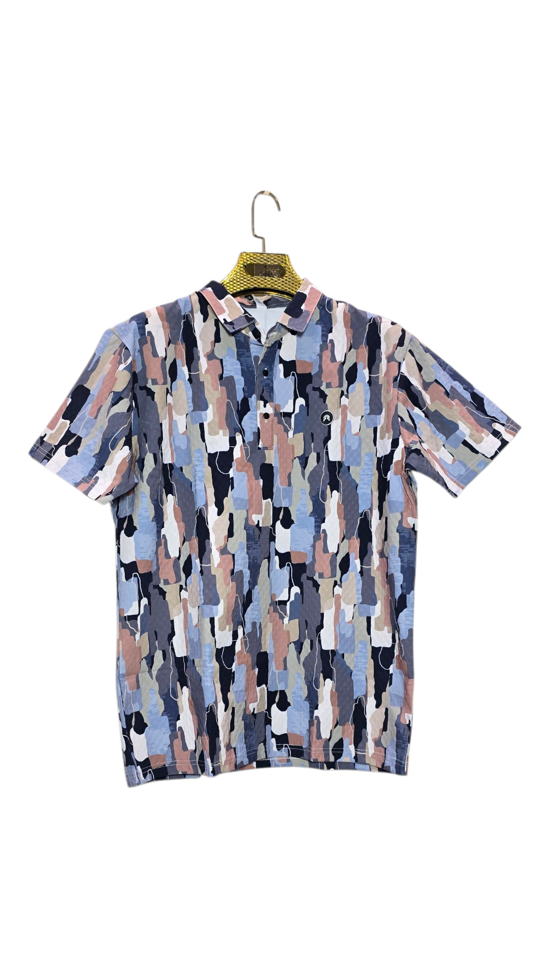 Fancy Printed Design Polo Men's T-Shirt