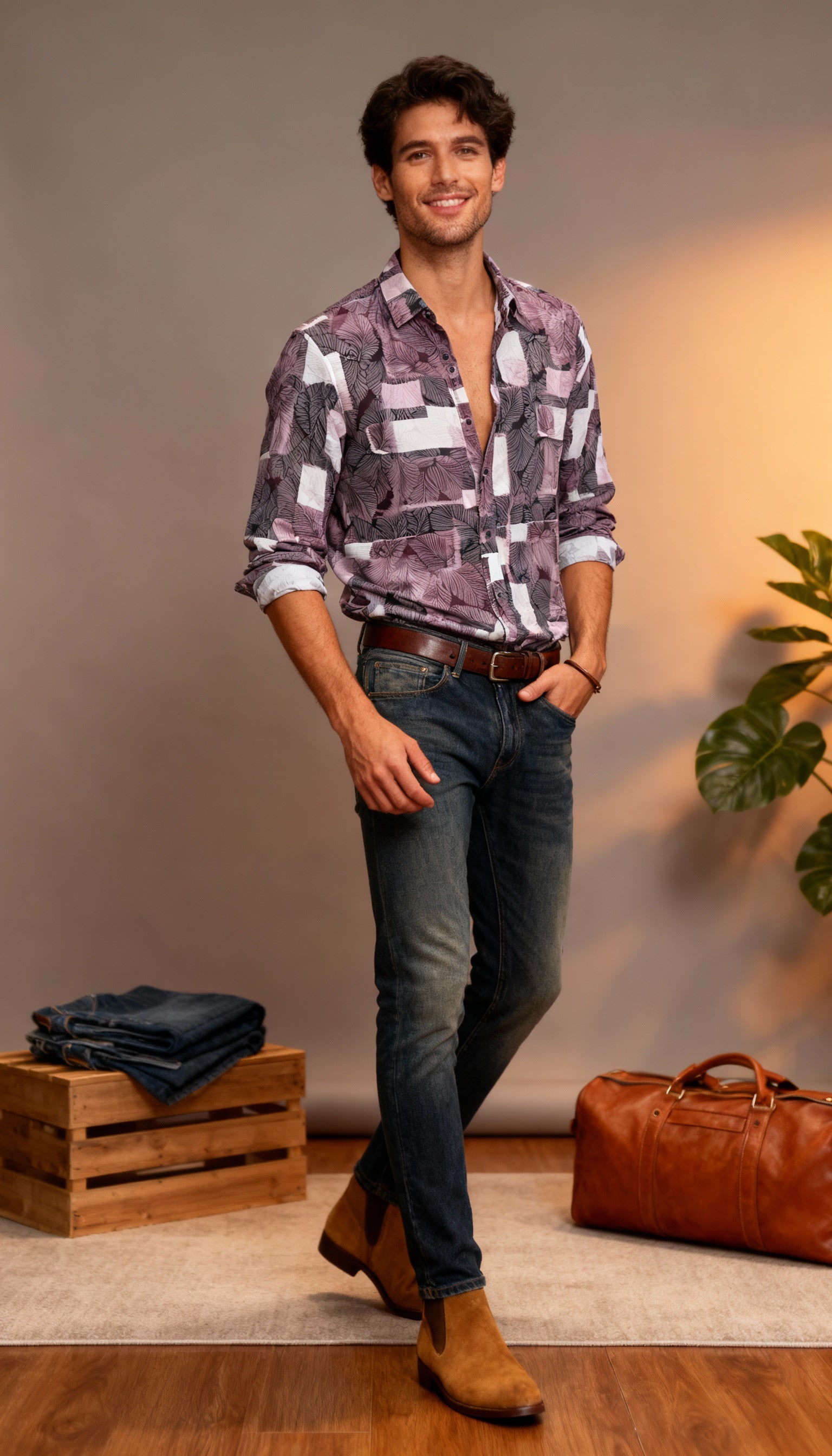 Fancy Printed Men's Shirt
