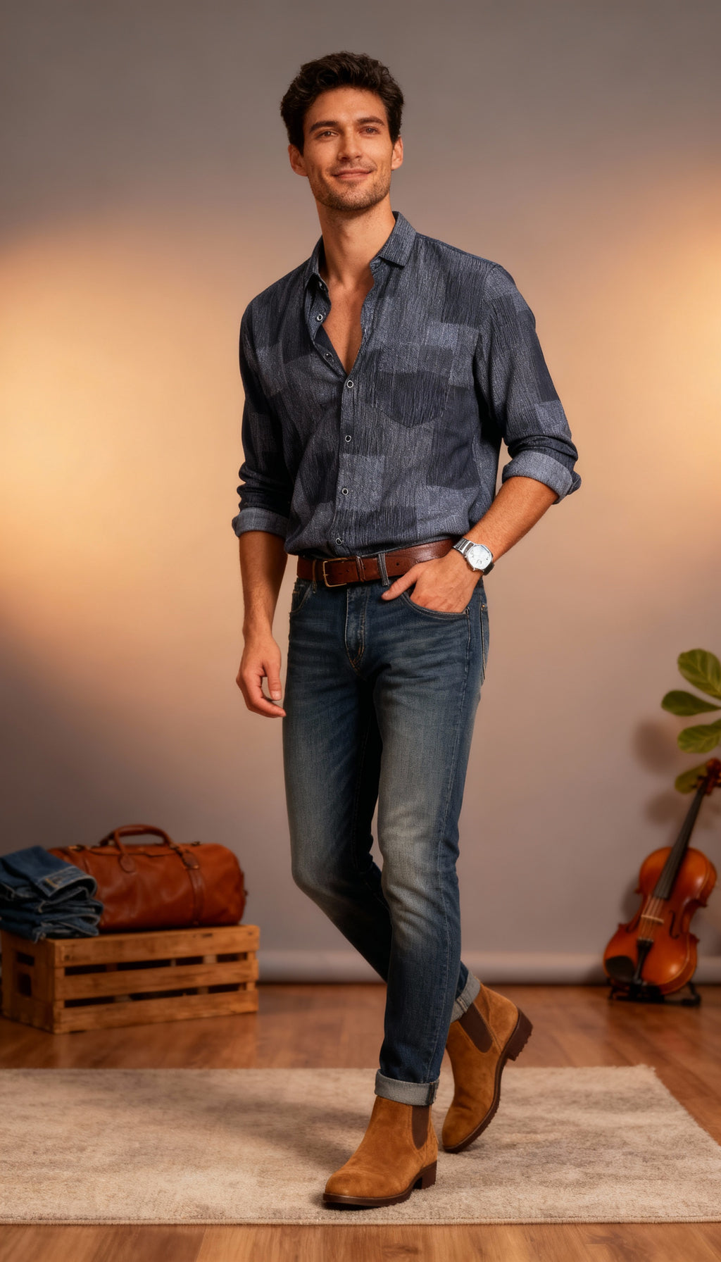 Fancy Printed Men's Shirt