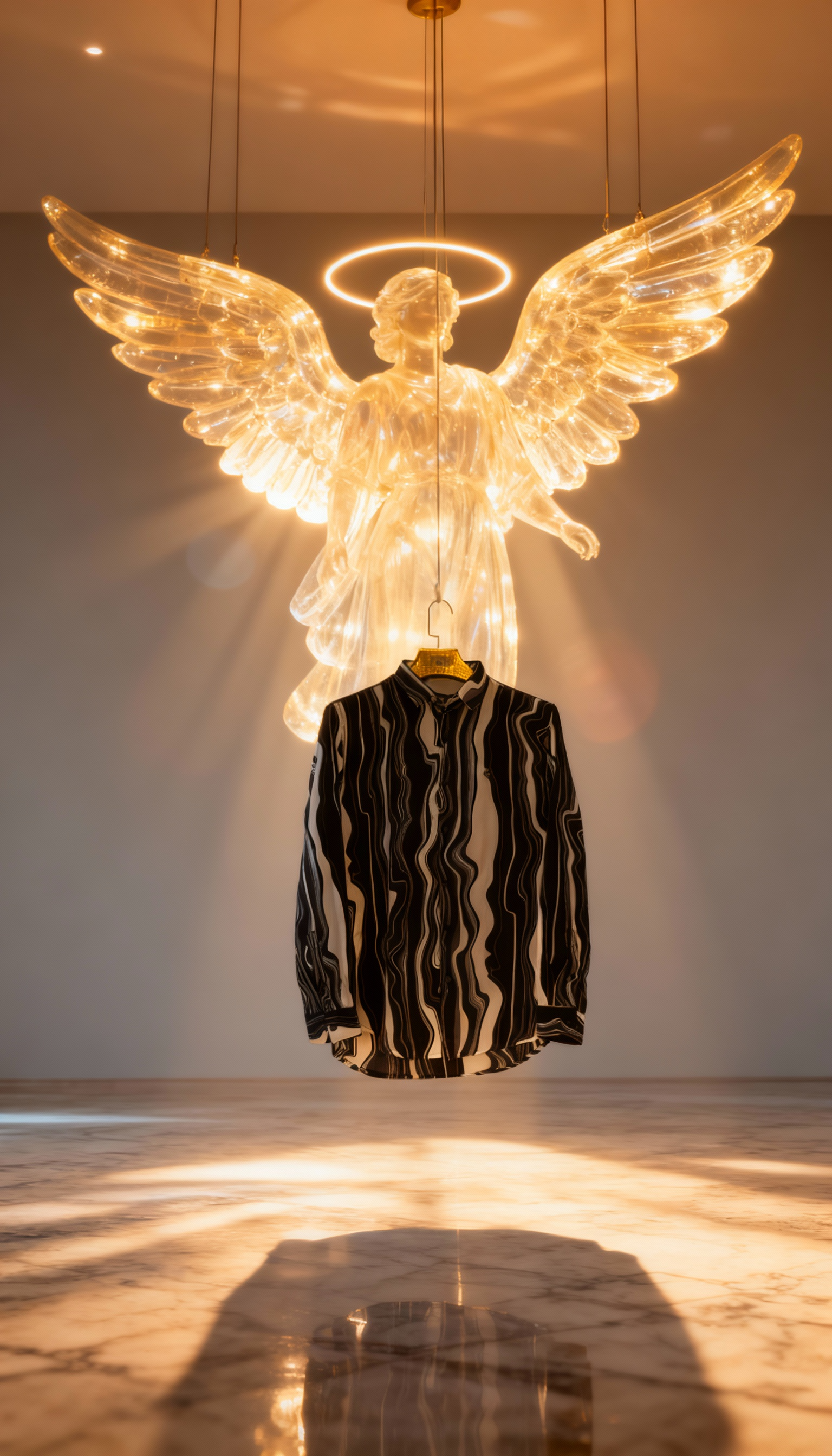 Korean Style Fancy Lining Design Men's Shirt