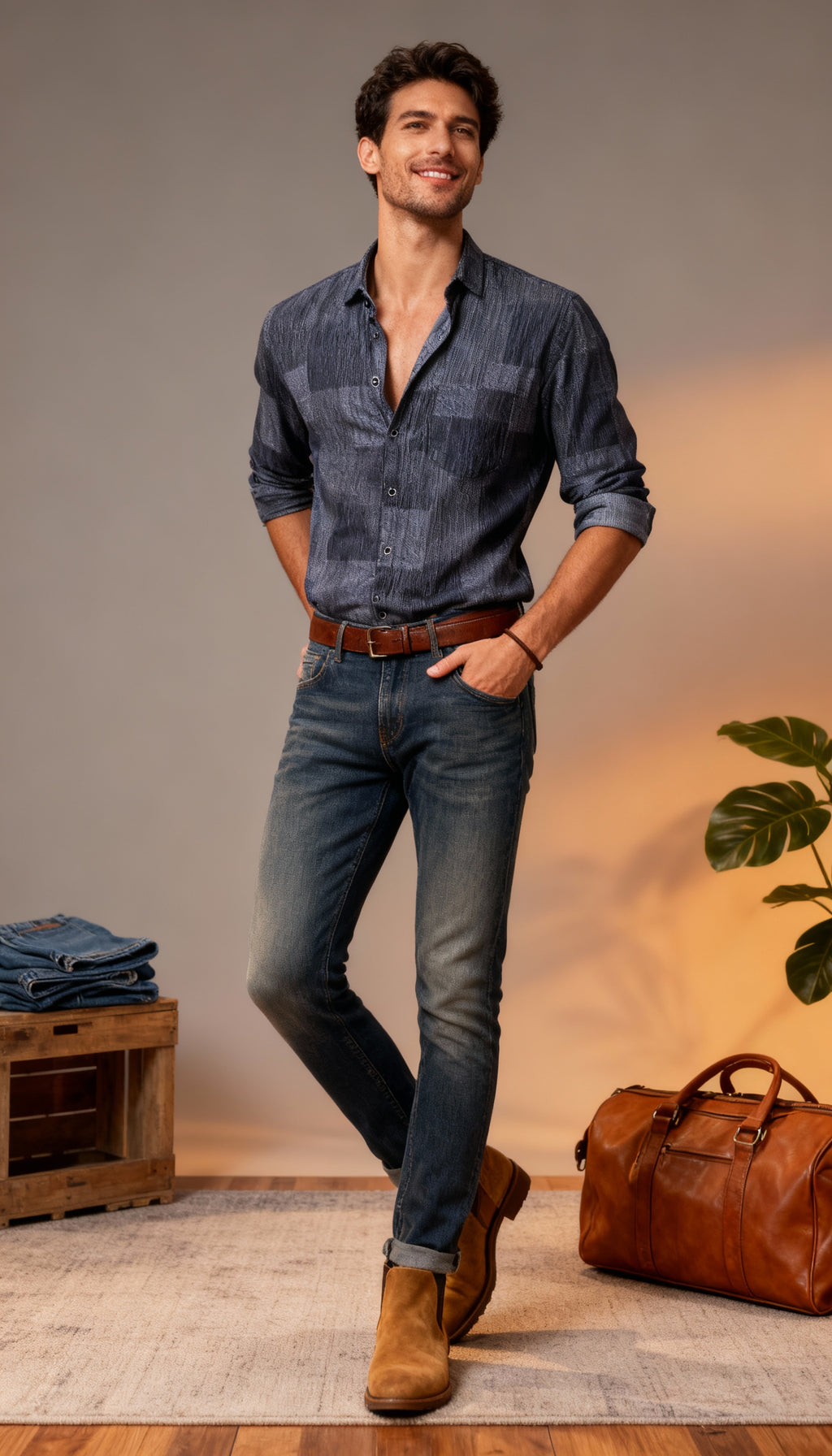 Fancy Printed Men's Shirt