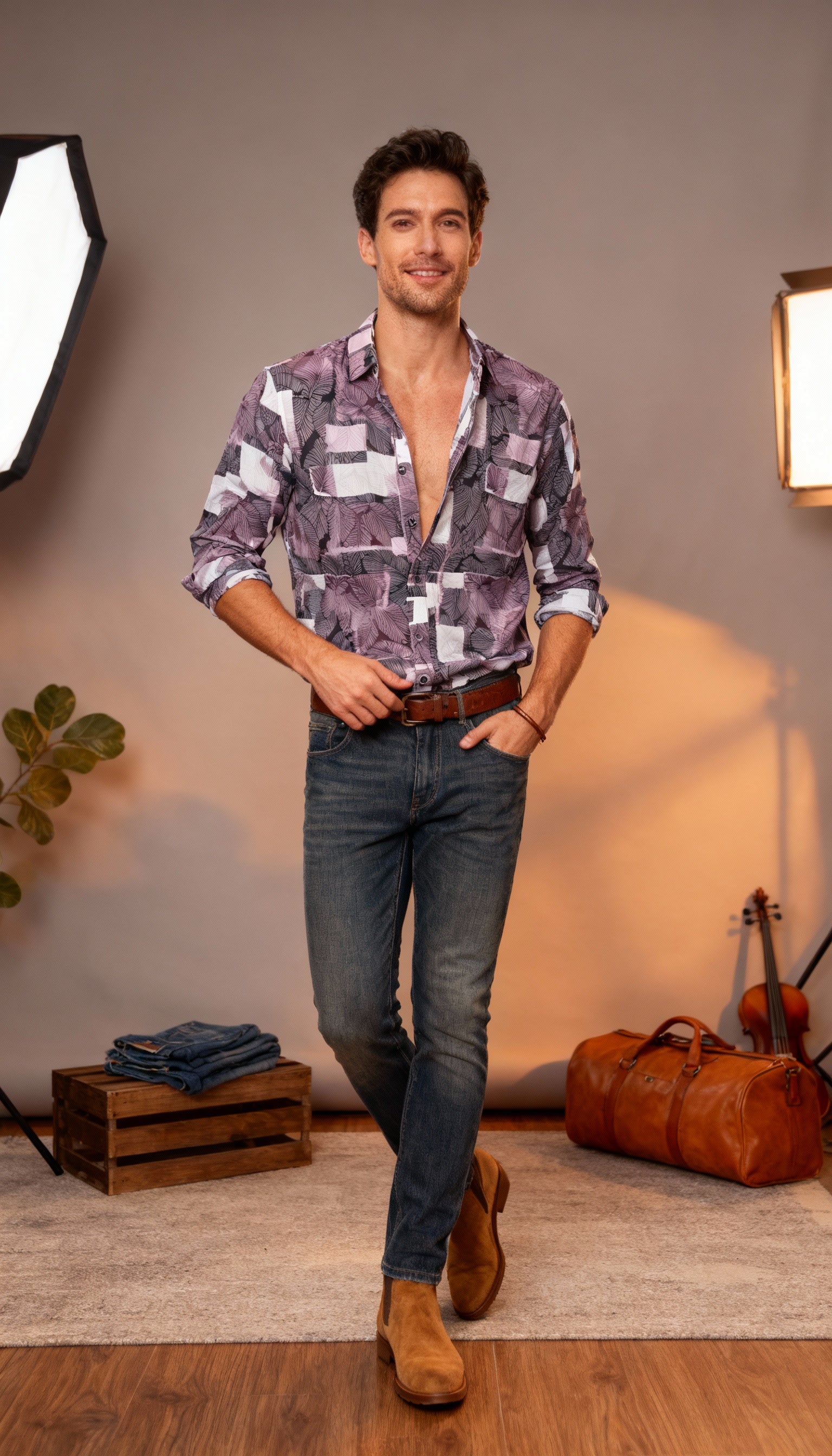 Fancy Printed Men's Shirt