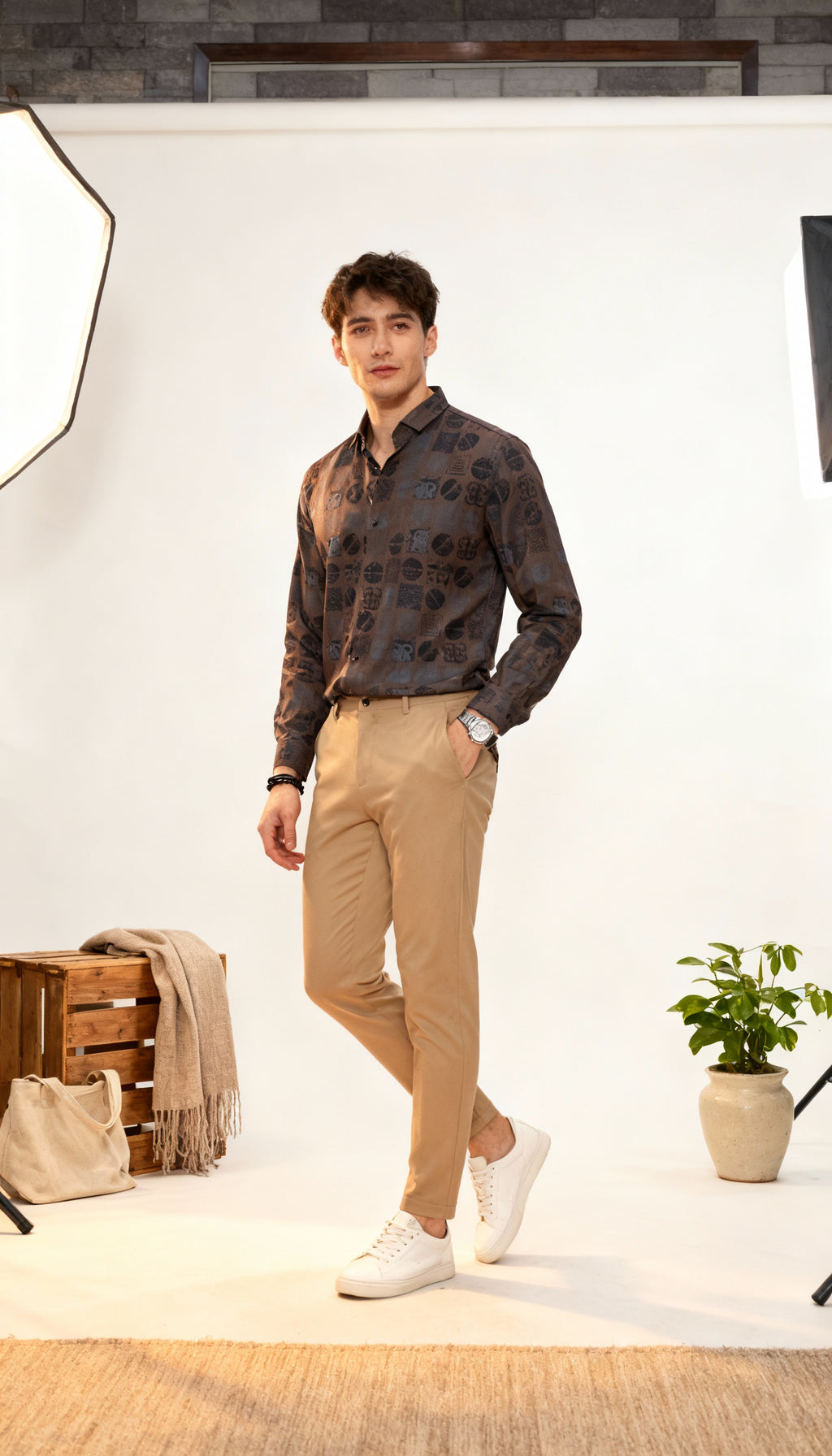 Fancy Printed Men's Shirt