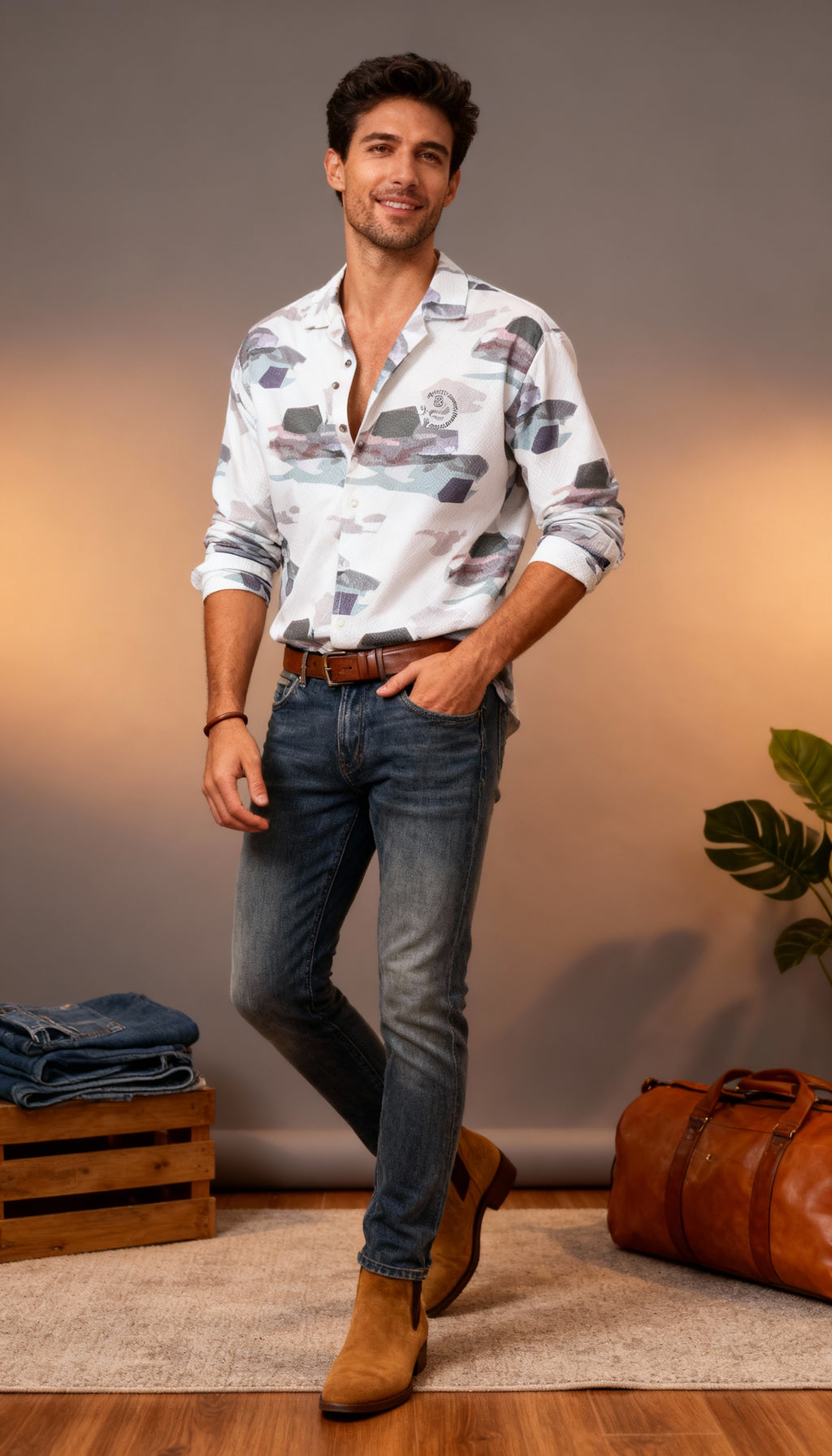 Fancy Printed Men's Shirt
