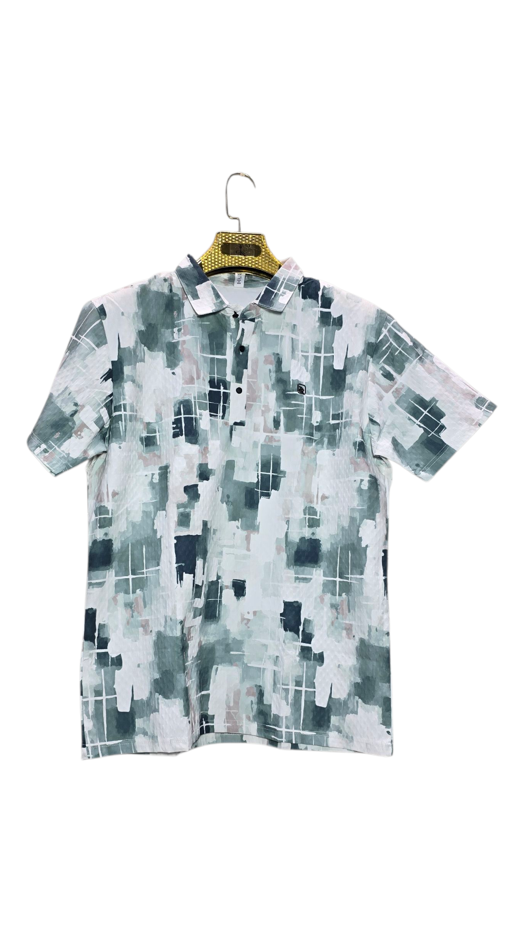 Fancy Printed Design Polo Men's T-Shirt