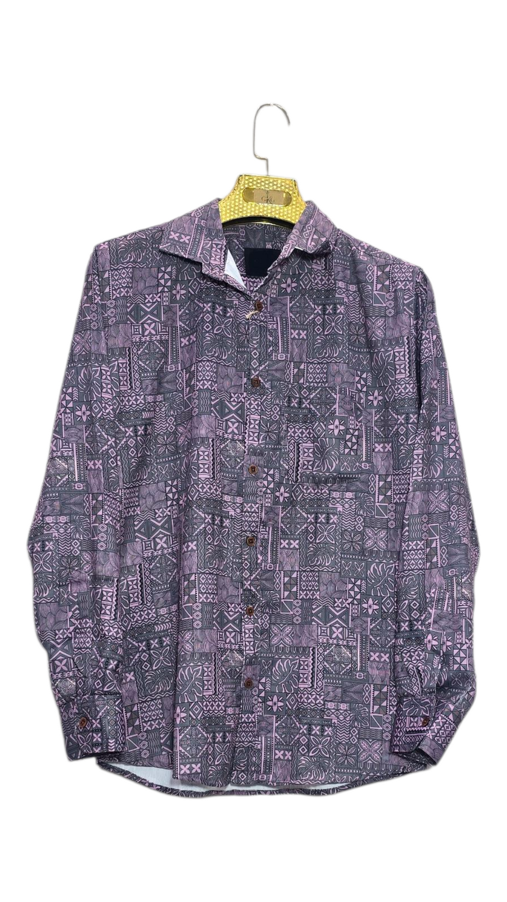 Self Printed Design Men's Shirt