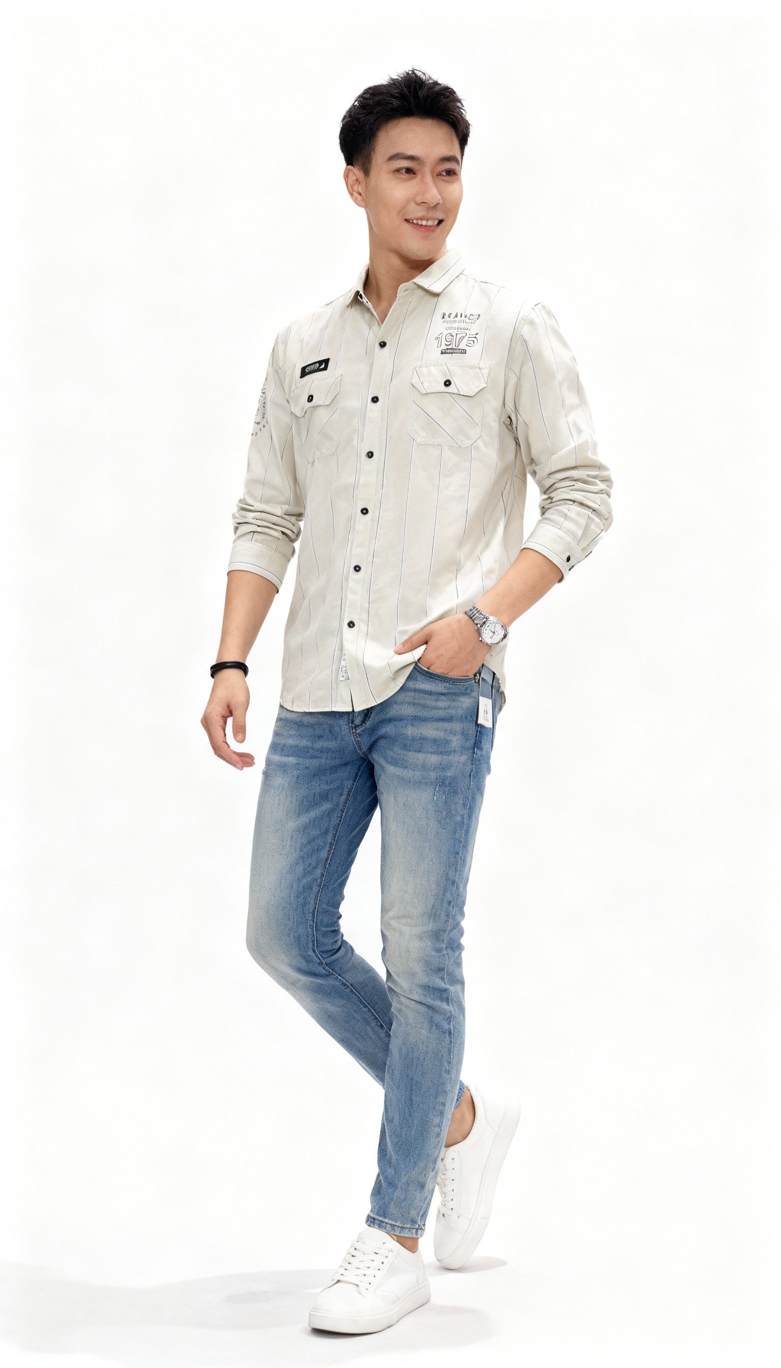 Double Pocket Men's Shirt
