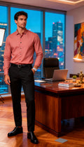 Solid Plain Club Wear Men's Shirt