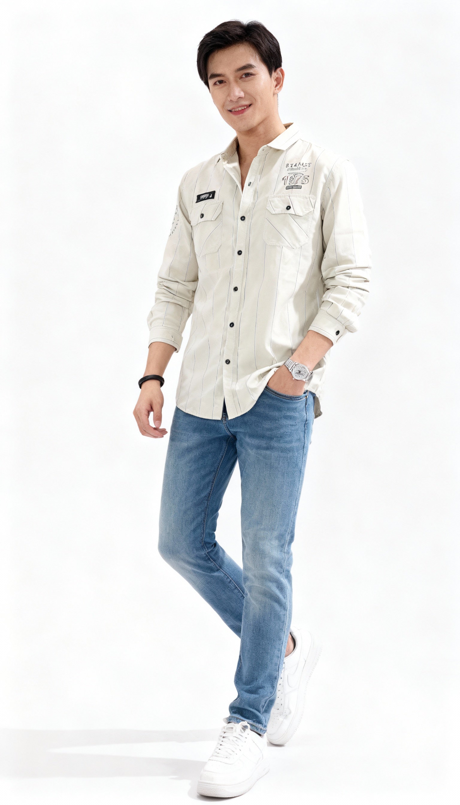 Double Pocket Men's Shirt