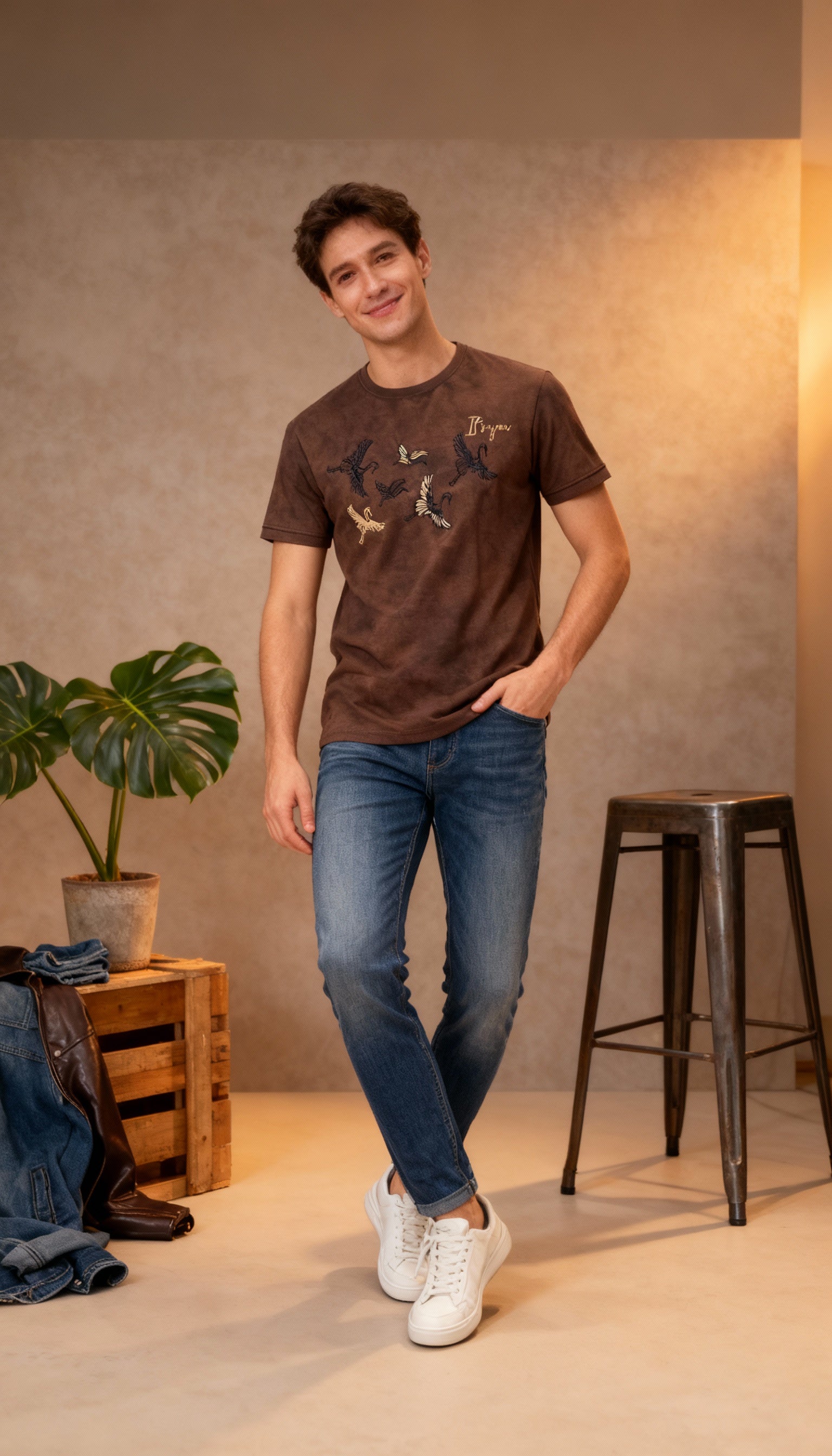 Designer Printed Men's T-Shirt