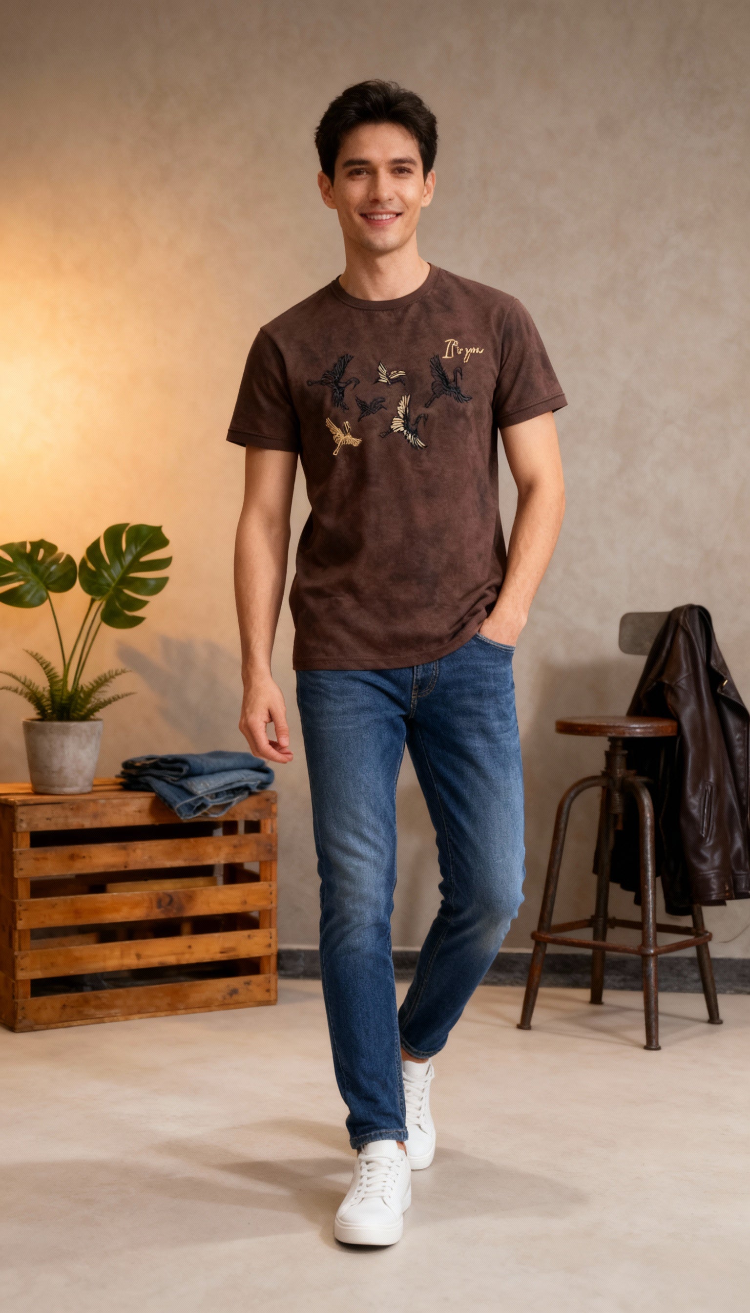 Designer Printed Men's T-Shirt