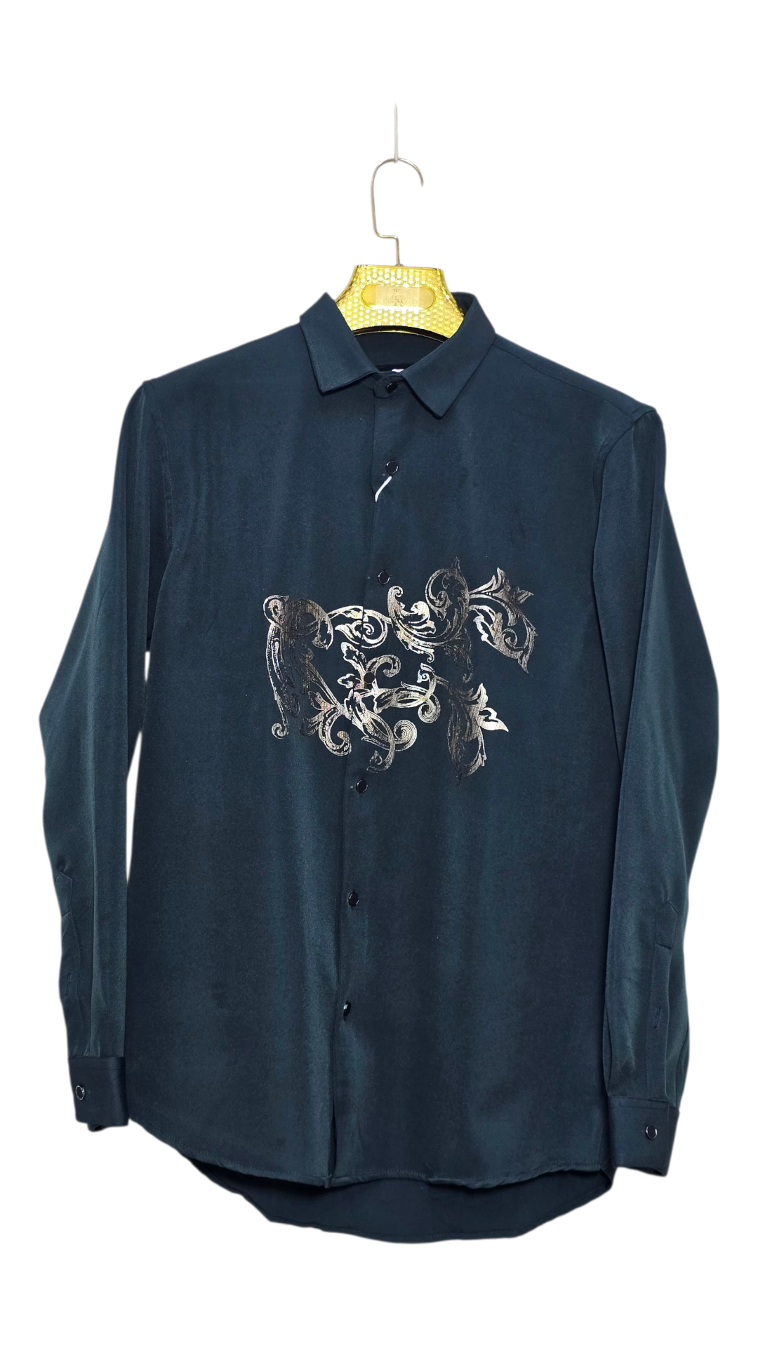Self Design Premium Club Wear Sequin Men's Shirt