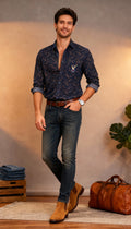 Self Design Men's Shirt