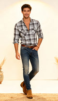 Checks Pocket Style Men's Shirt