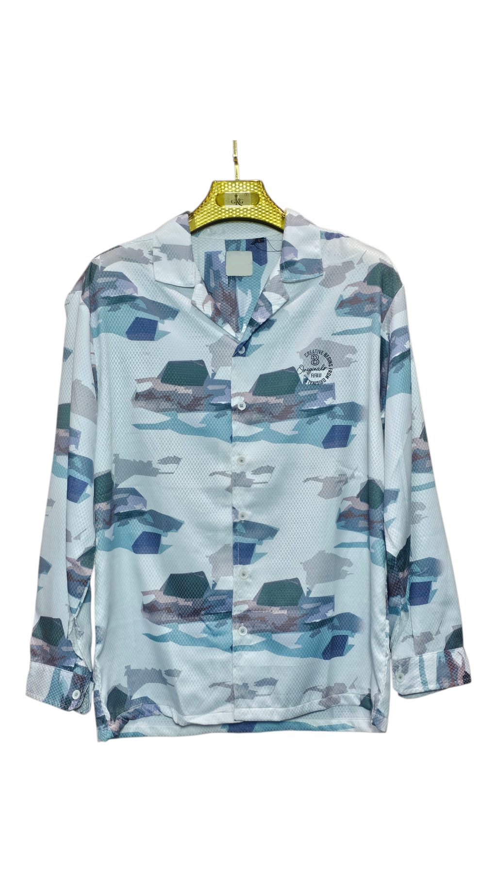 Self Printed Men's Shirt