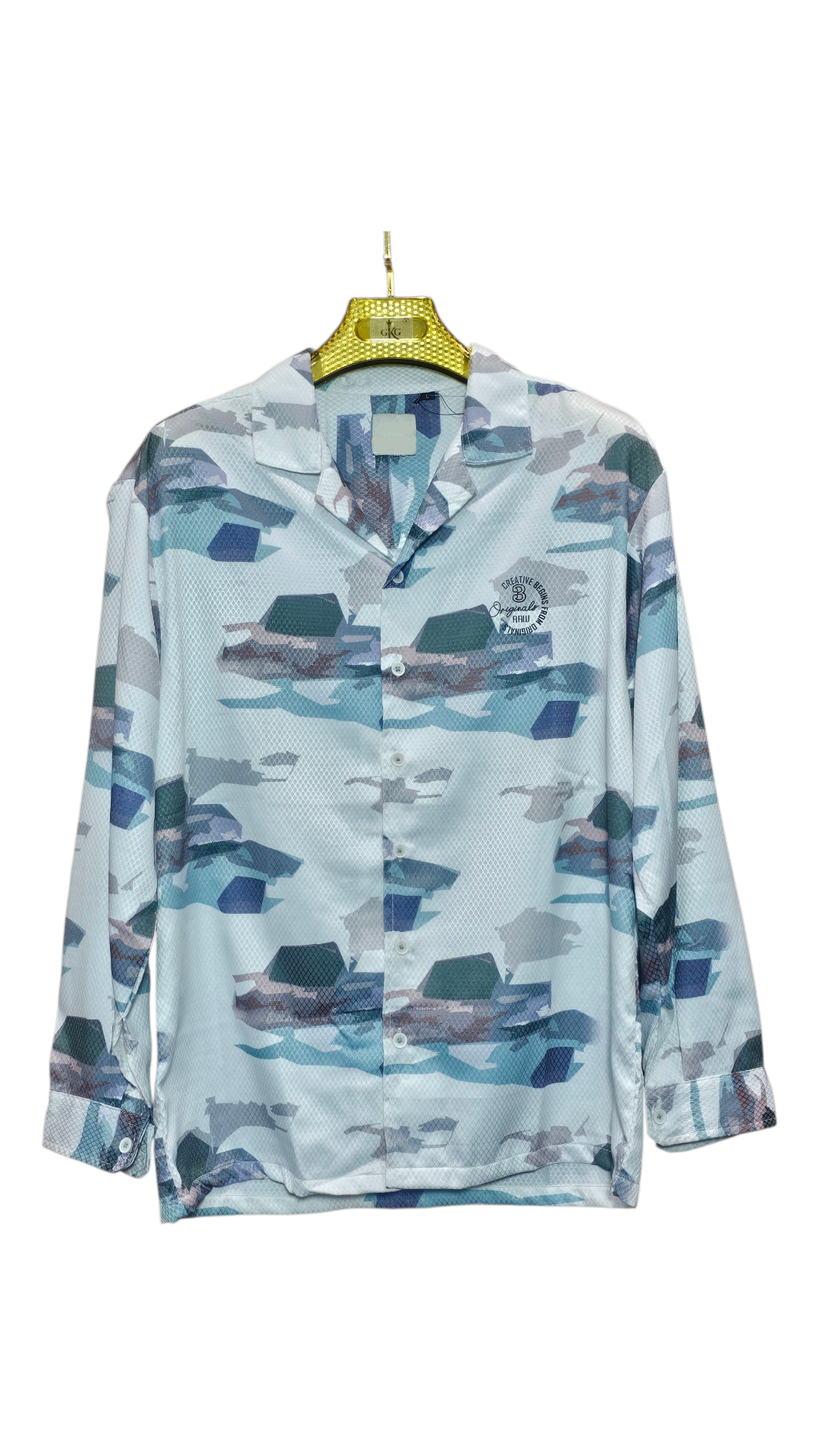 Self Printed Men's Shirt