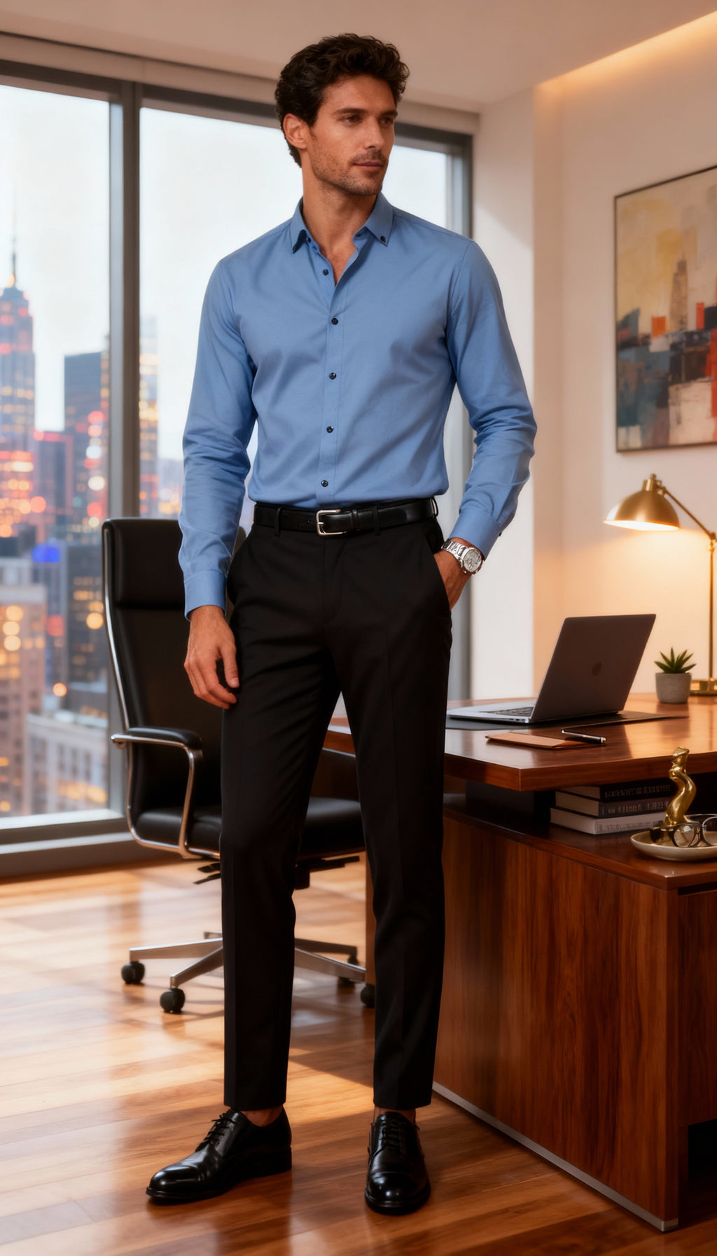 Solid Plain Club Wear Men's Shirt