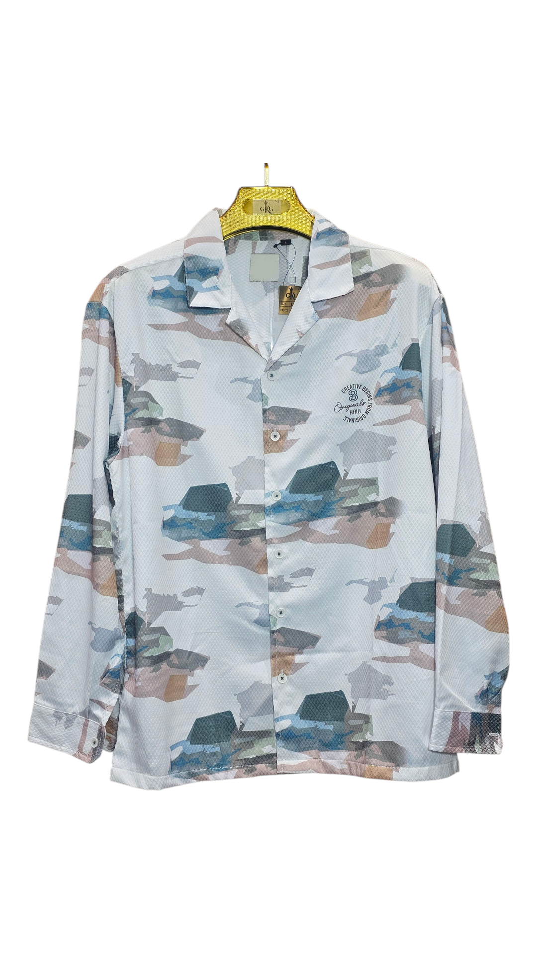 Self Printed Men's Shirt