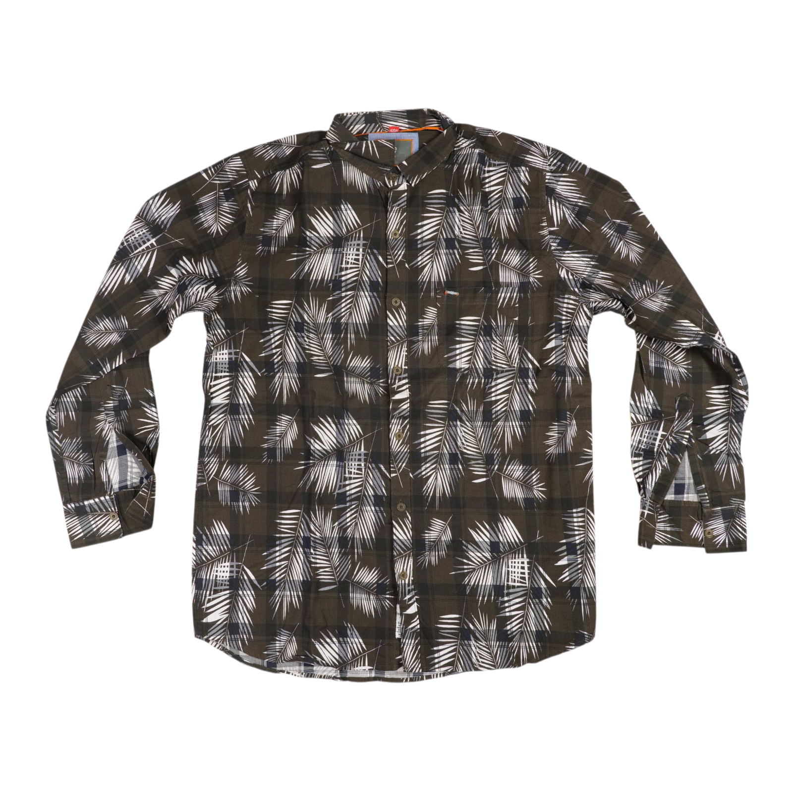 Self Printed Checks Men's Shirt