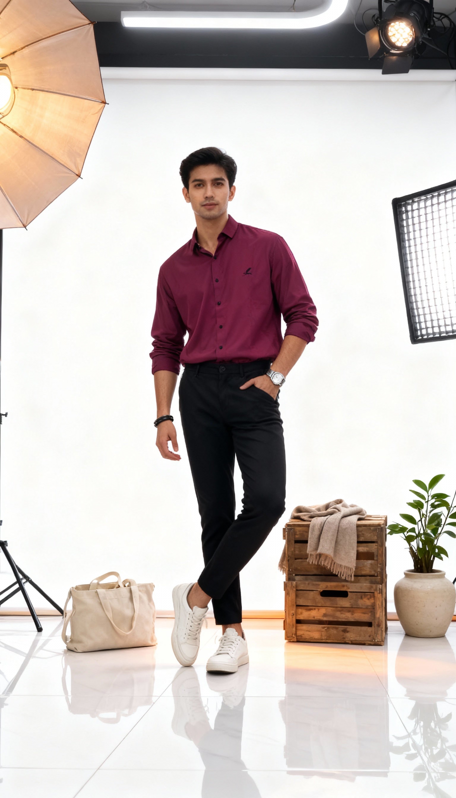 Solid Plain Men's Shirt